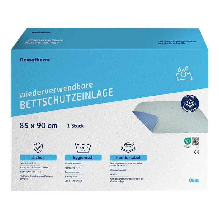 Waschbare Bettschutzeinlage